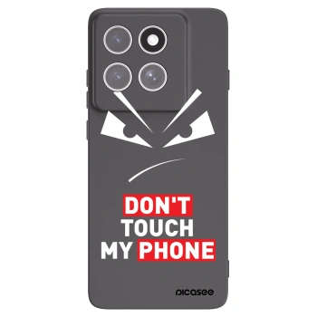 Picasee silikonowe czarne etui na Motorola Edge 60 Pro - Evil Eye - Transparent