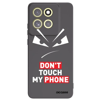 Picasee silikonowe czarne etui na Motorola Moto G86 5G - Evil Eye - Transparent