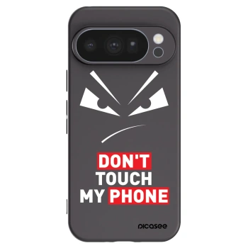 Picasee silikonowe czarne etui na Google Pixel 10 Pro - Evil Eye - Transparent