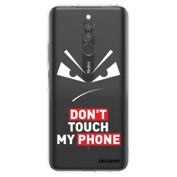 Picasee silikonowe przeźroczyste etui na Xiaomi Redmi 8 - Evil Eye - Transparent