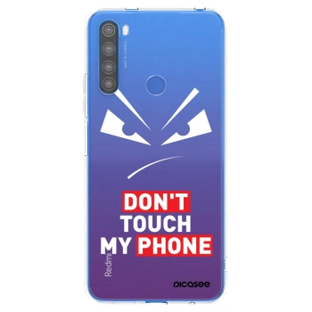 Picasee silikonowe przeźroczyste etui na Xiaomi Redmi Note 8T - Evil Eye - Transparent