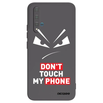 Picasee silikonowe czarne etui na Huawei Nova 5T - Evil Eye - Transparent