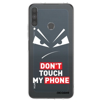 Picasee silikonowe przeźroczyste etui na Huawei P40 Lite E - Evil Eye - Transparent