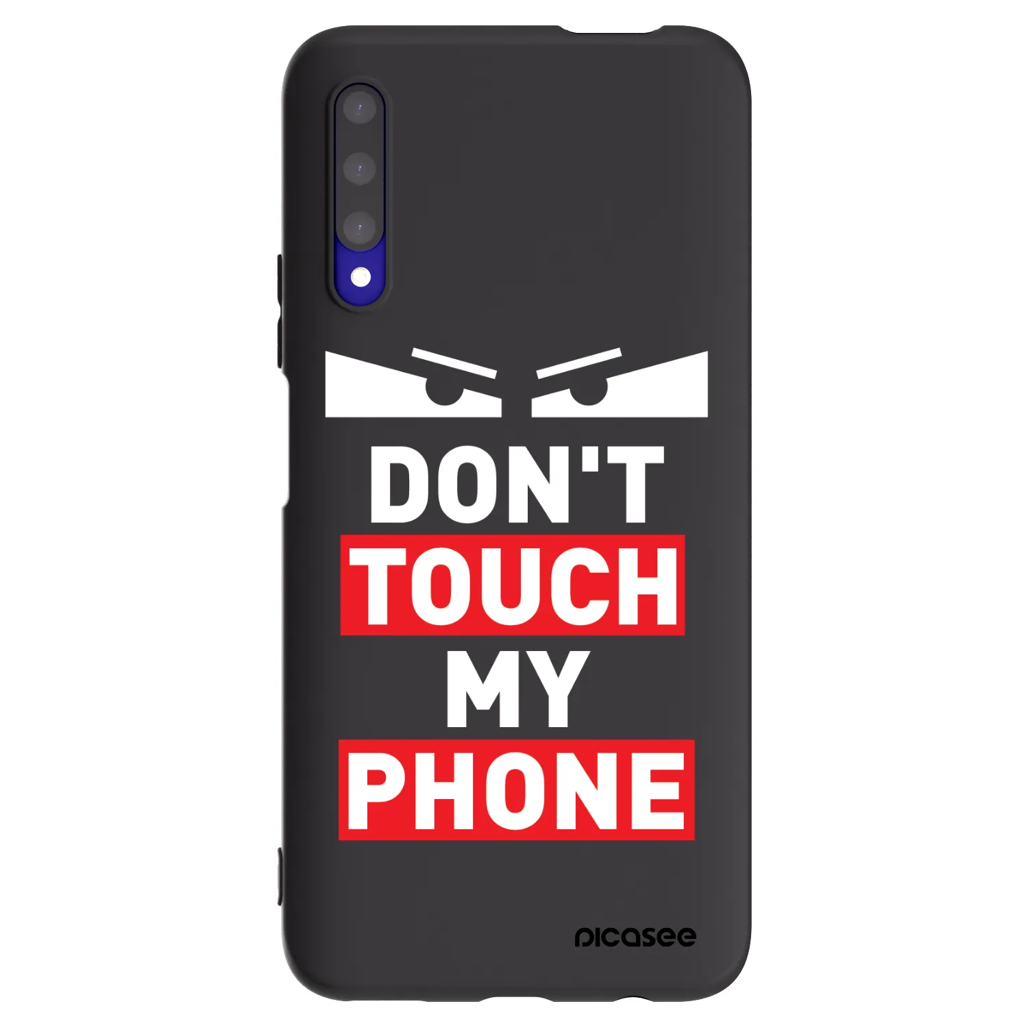 Picasee silikonowe czarne etui na Honor 9X Pro - Shadow Eye - Transparent