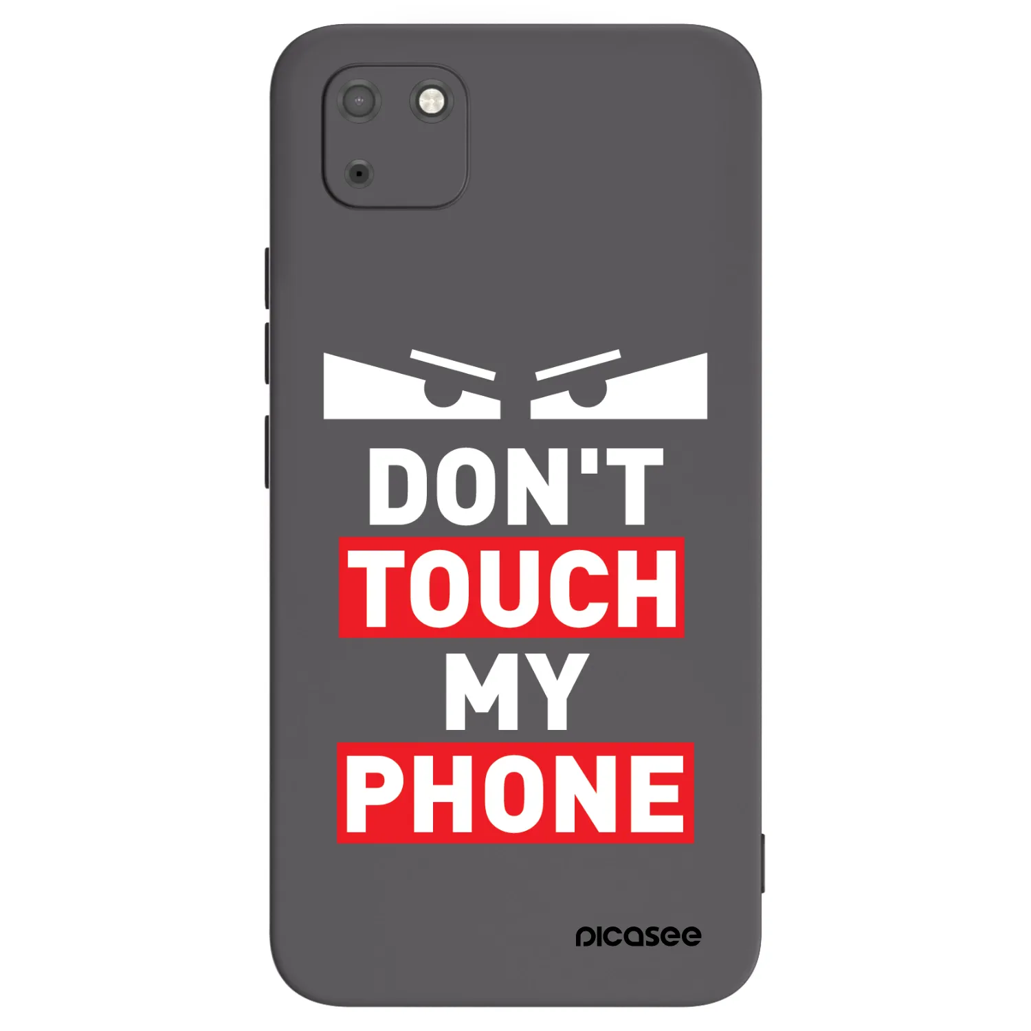 Picasee silikonowe czarne etui na Huawei Y5P - Shadow Eye - Transparent