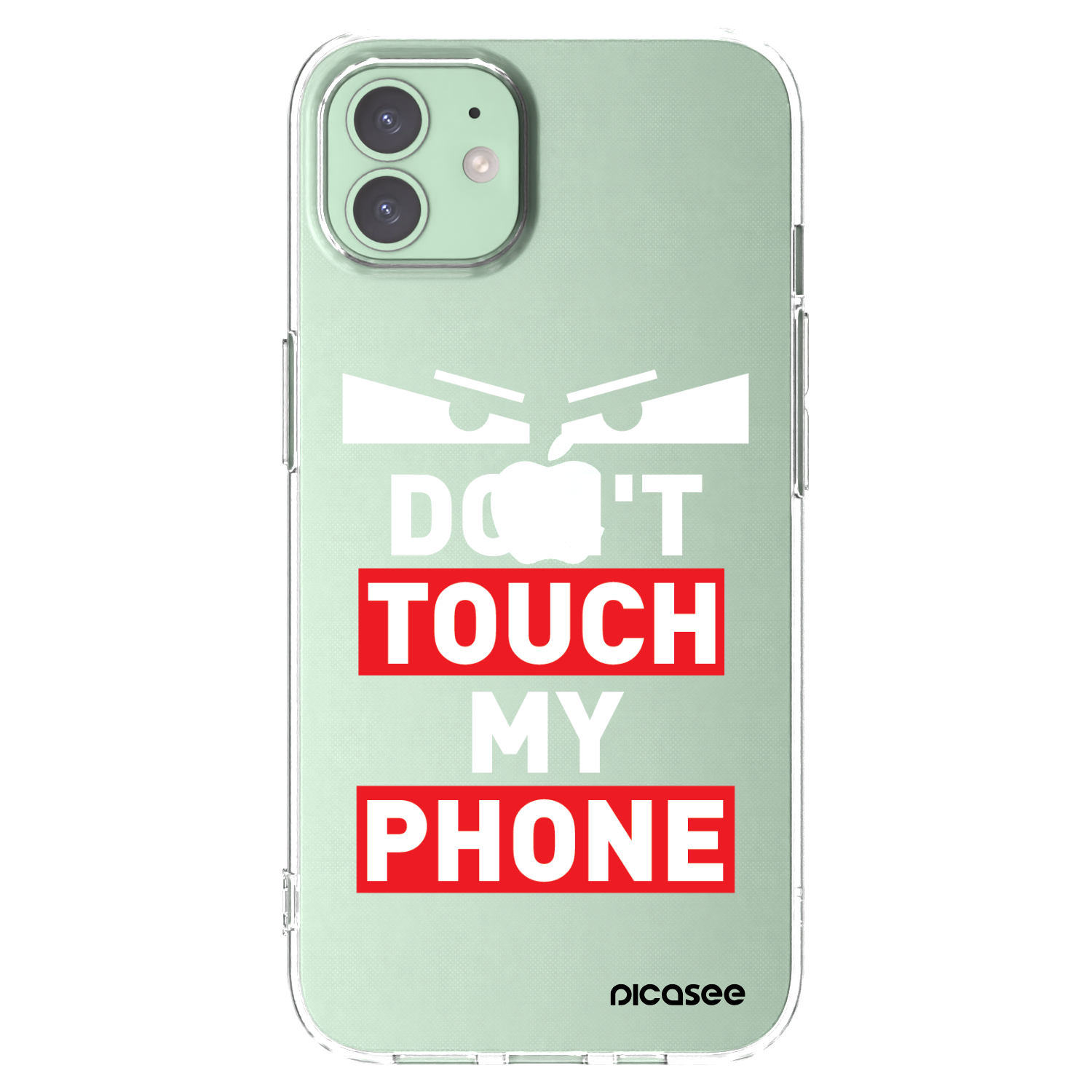 Picasee silikonowe przeźroczyste etui na Apple iPhone 12 - Shadow Eye - Transparent