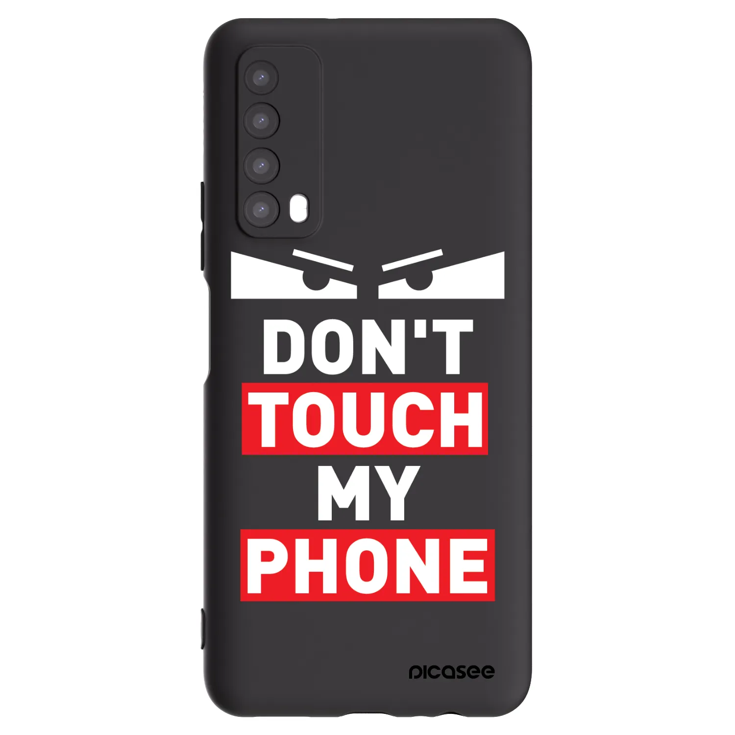 Picasee silikonowe czarne etui na Huawei P Smart 2021 - Shadow Eye - Transparent