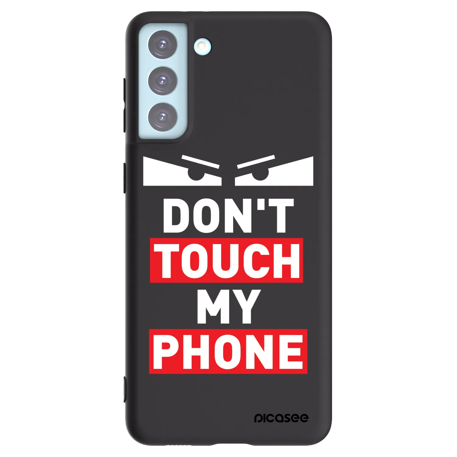 Picasee silikonowe czarne etui na Samsung Galaxy S21+ 5G G996F - Shadow Eye - Transparent