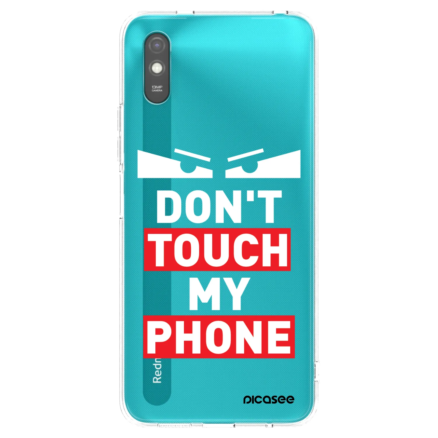 Picasee silikonowe przeźroczyste etui na Xiaomi Redmi 9AT - Shadow Eye - Transparent