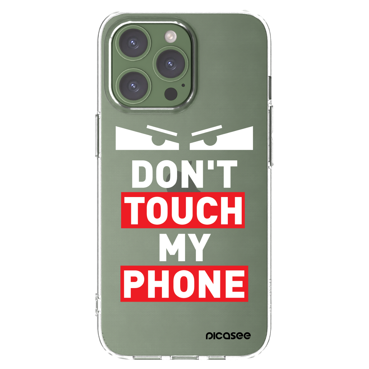 Picasee silikonowe przeźroczyste etui na Apple iPhone 13 Pro - Shadow Eye - Transparent