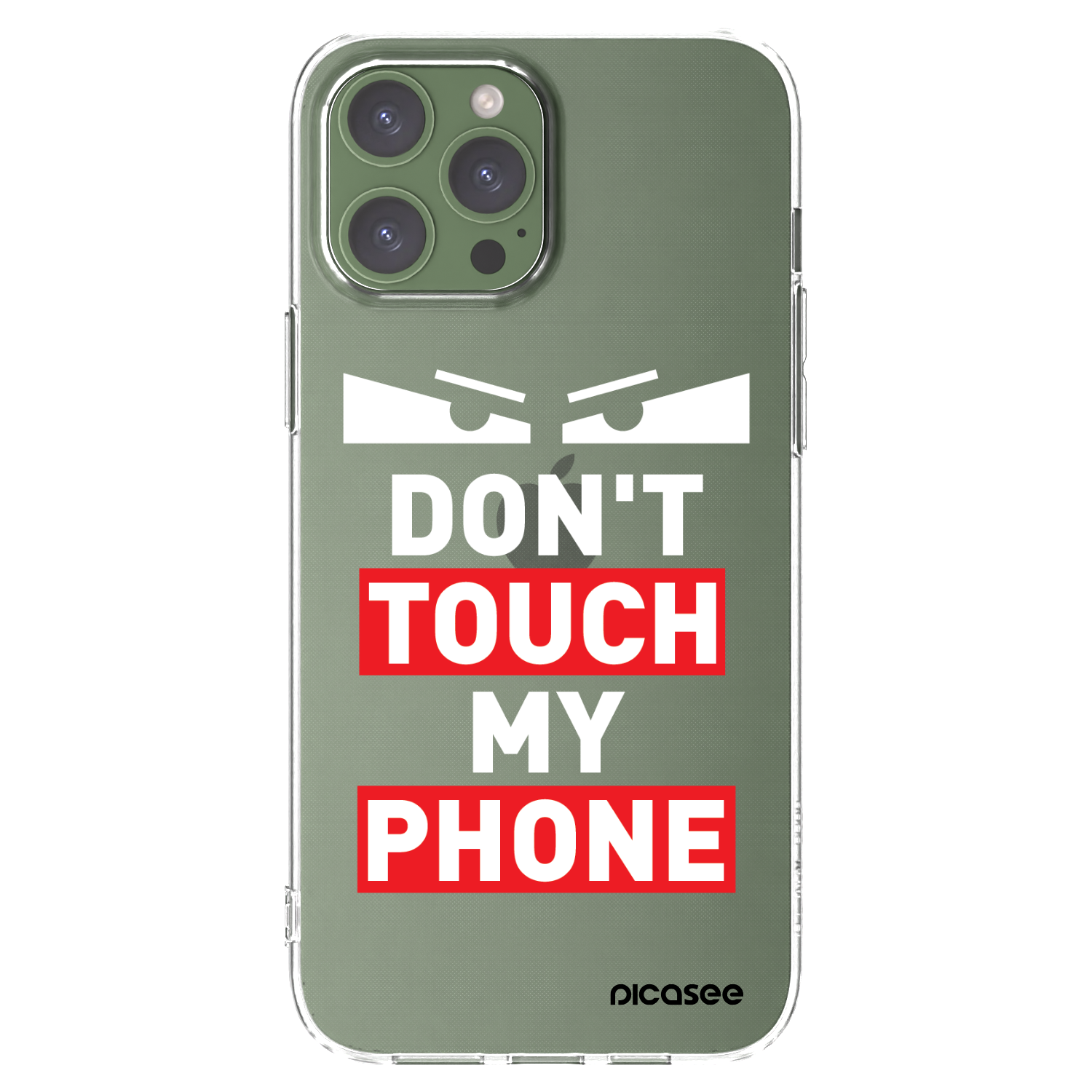 Picasee silikonowe przeźroczyste etui na Apple iPhone 13 Pro Max - Shadow Eye - Transparent