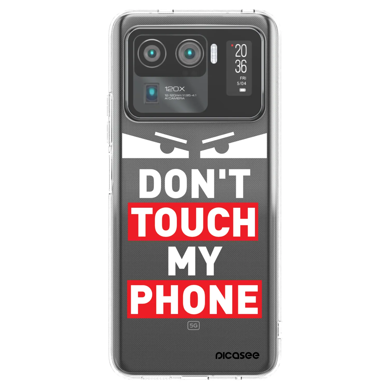 Picasee silikonowe przeźroczyste etui na Xiaomi Mi 11 Ultra - Shadow Eye - Transparent