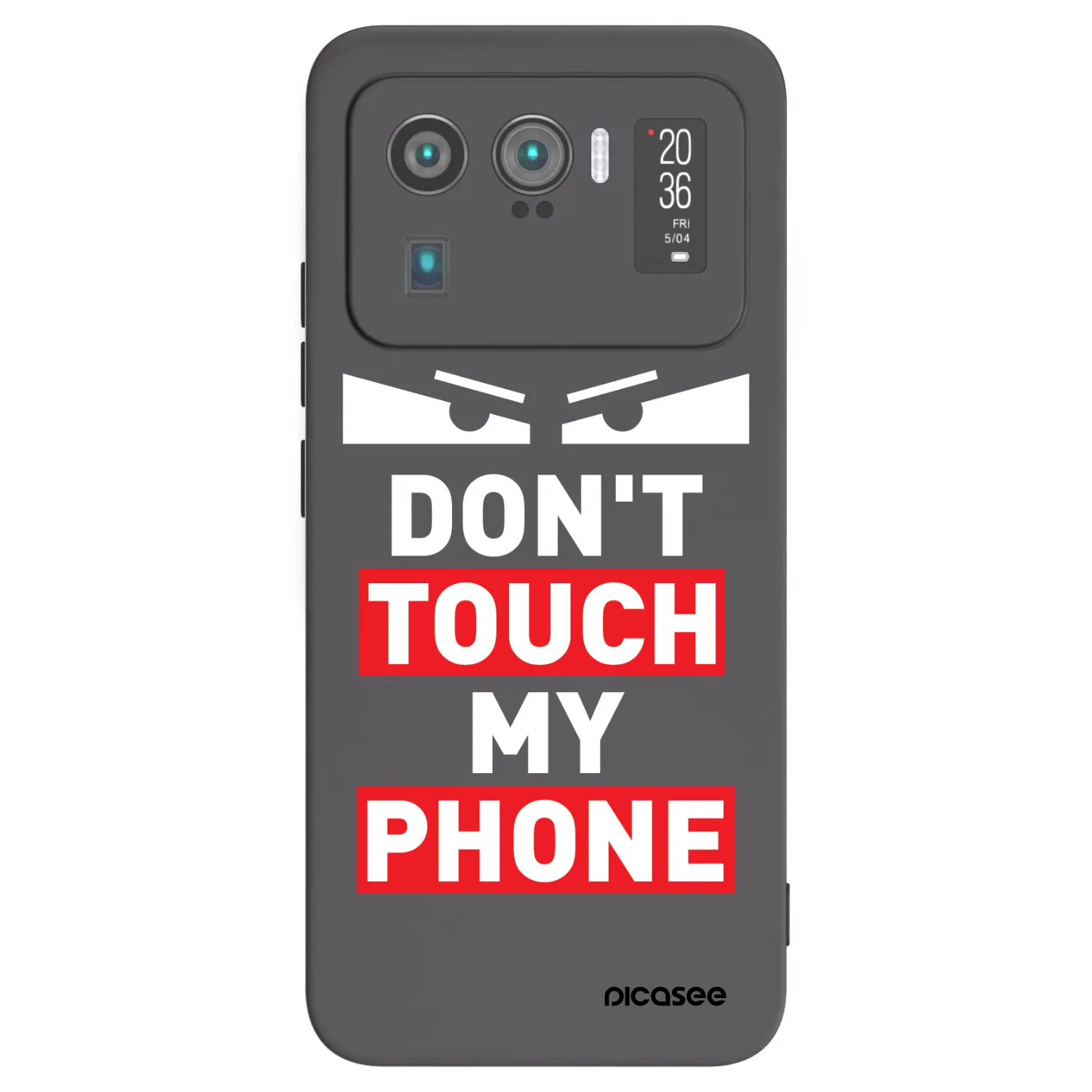 Picasee silikonowe czarne etui na Xiaomi Mi 11 Ultra - Shadow Eye - Transparent