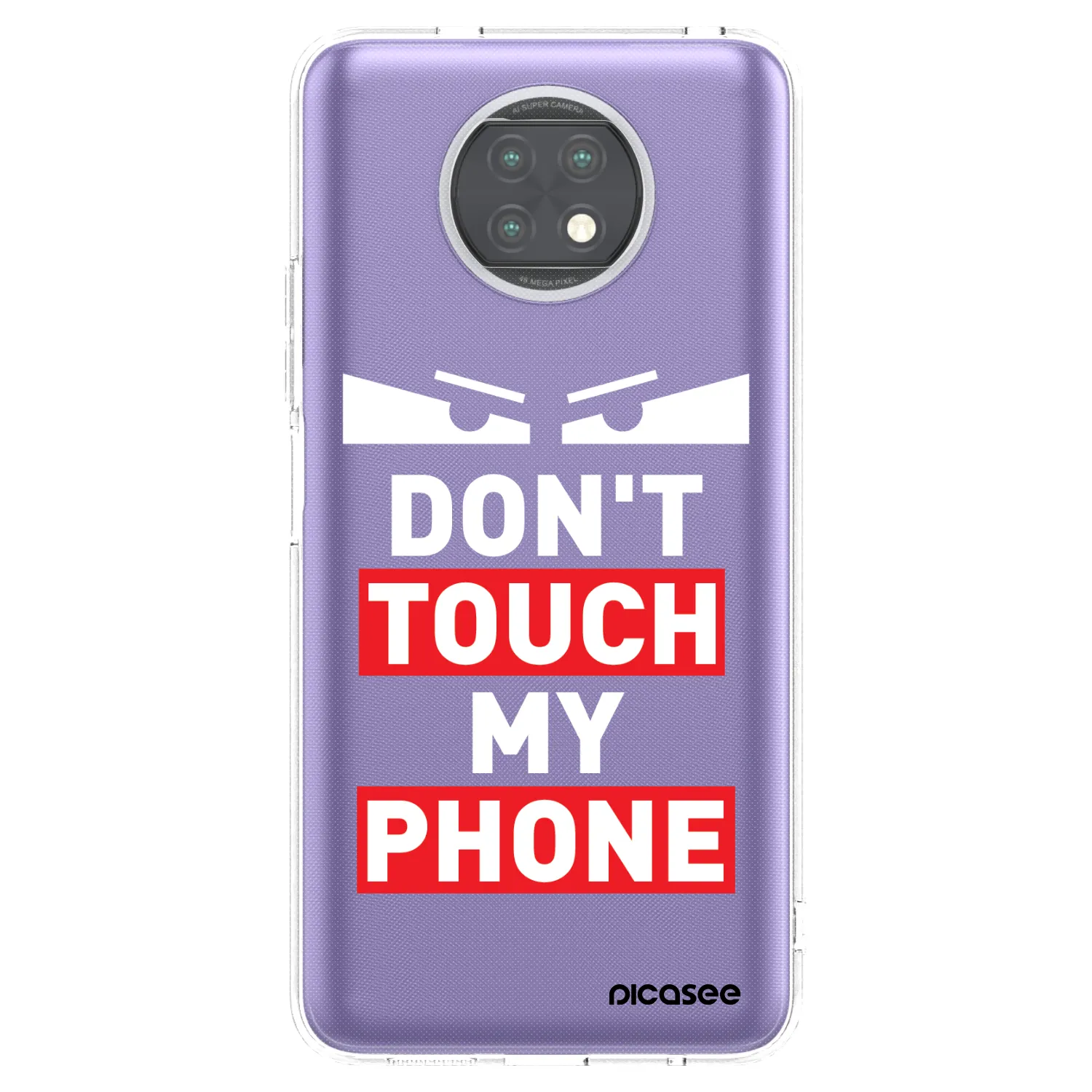 Picasee silikonowe przeźroczyste etui na Xiaomi Redmi Note 9T - Shadow Eye - Transparent
