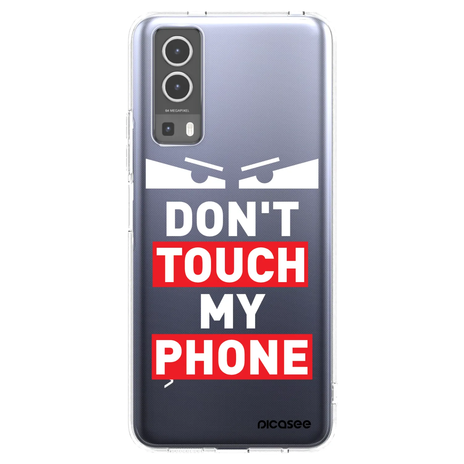 Picasee silikonowe przeźroczyste etui na Vivo Y72 5G - Shadow Eye - Transparent