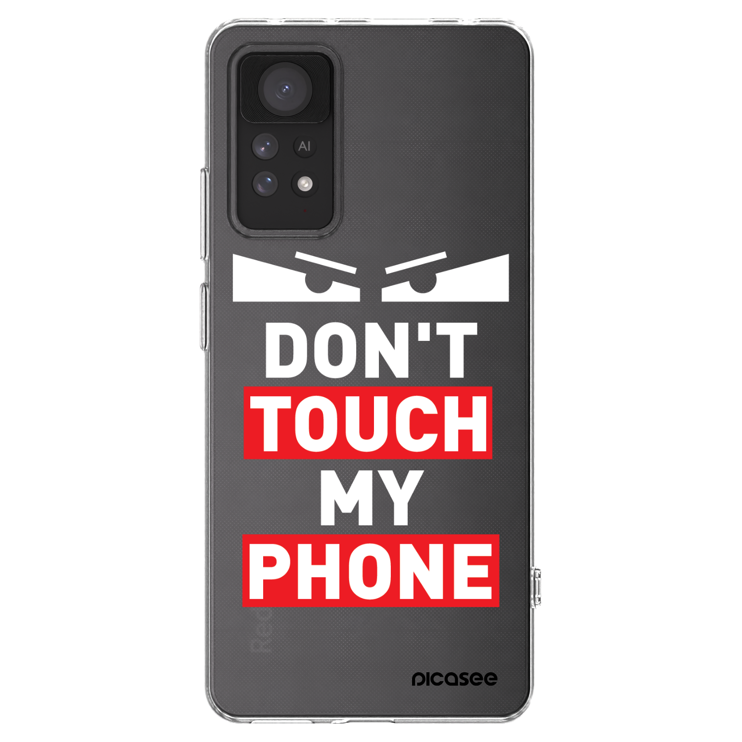 Picasee silikonowe przeźroczyste etui na Xiaomi Redmi Note 11 Pro 5G - Shadow Eye - Transparent