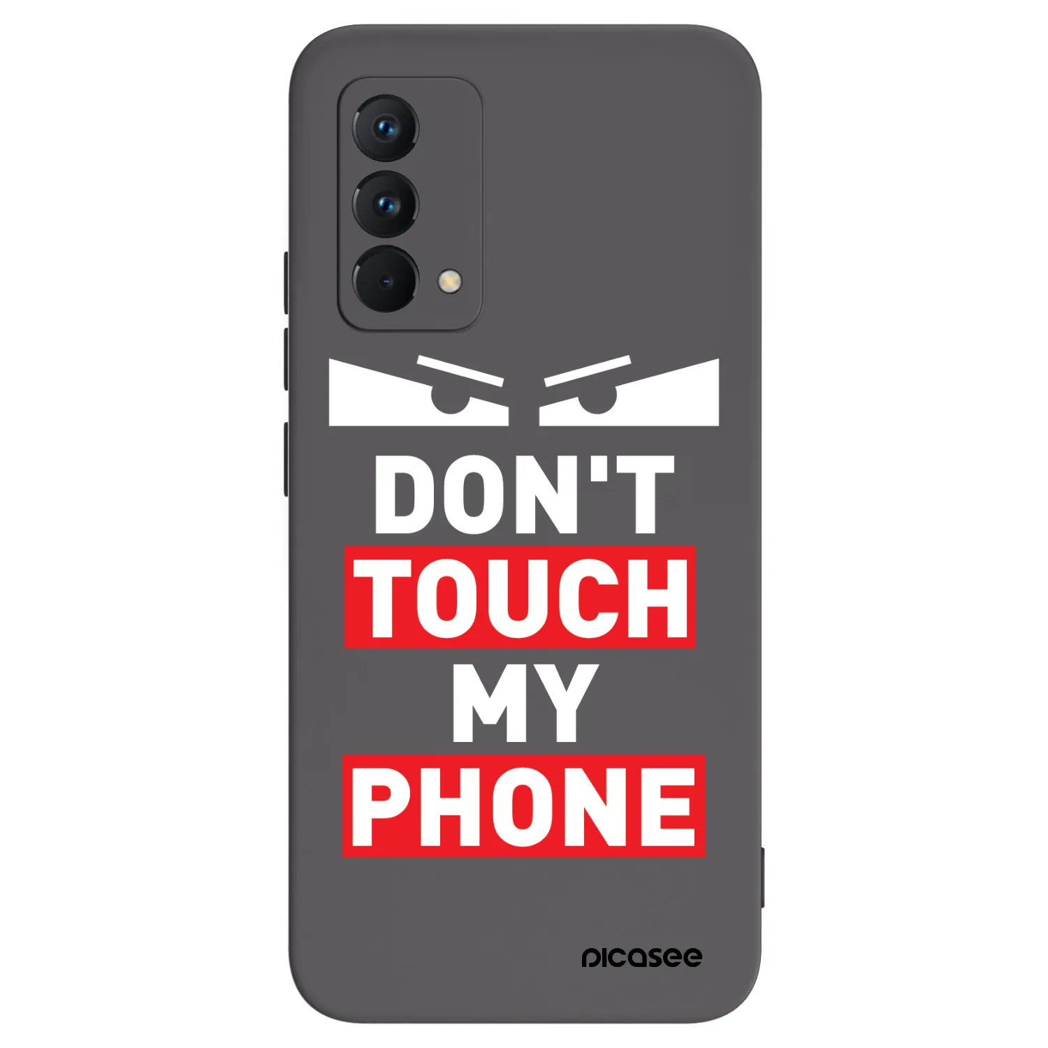 Picasee silikonowe czarne etui na Realme GT Master Edition 5G - Shadow Eye - Transparent