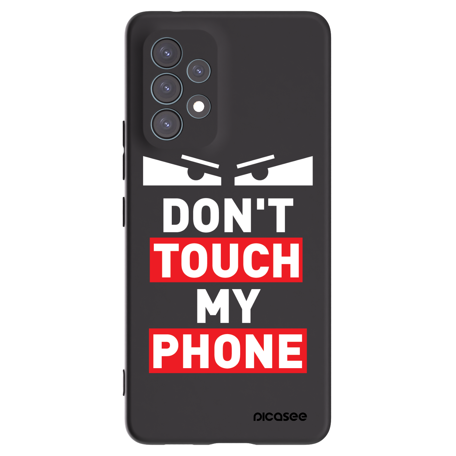 Picasee silikonowe czarne etui na Samsung Galaxy A53 5G A536 - Shadow Eye - Transparent