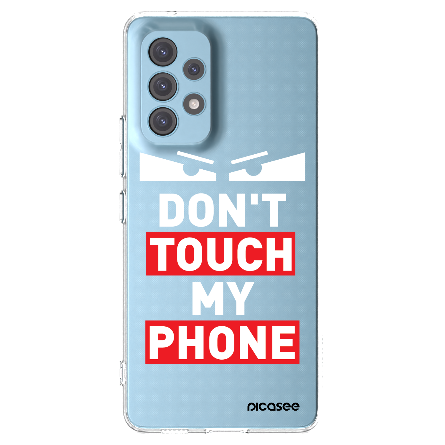 Picasee silikonowe przeźroczyste etui na Samsung Galaxy A53 5G A536 - Shadow Eye - Transparent