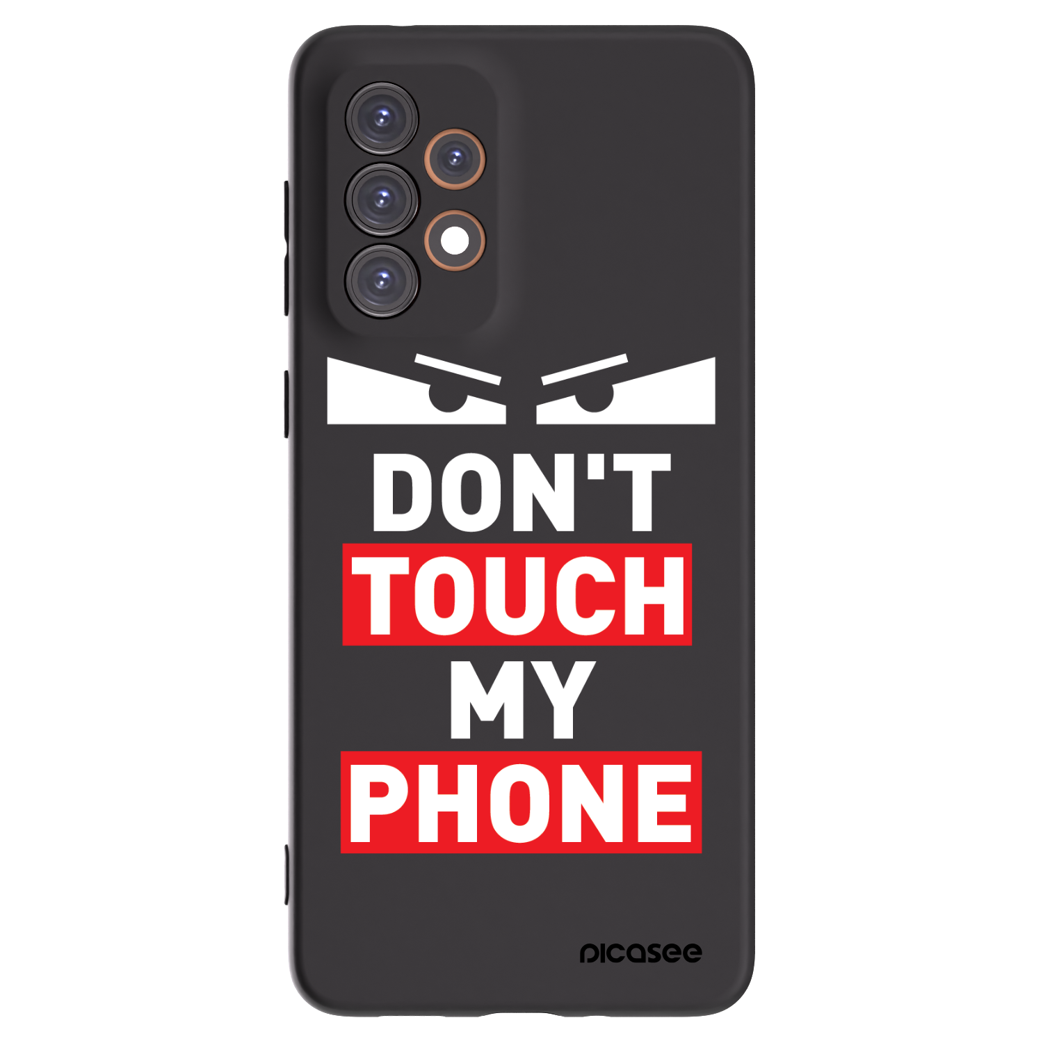 Picasee silikonowe czarne etui na Samsung Galaxy A33 5G A336 - Shadow Eye - Transparent