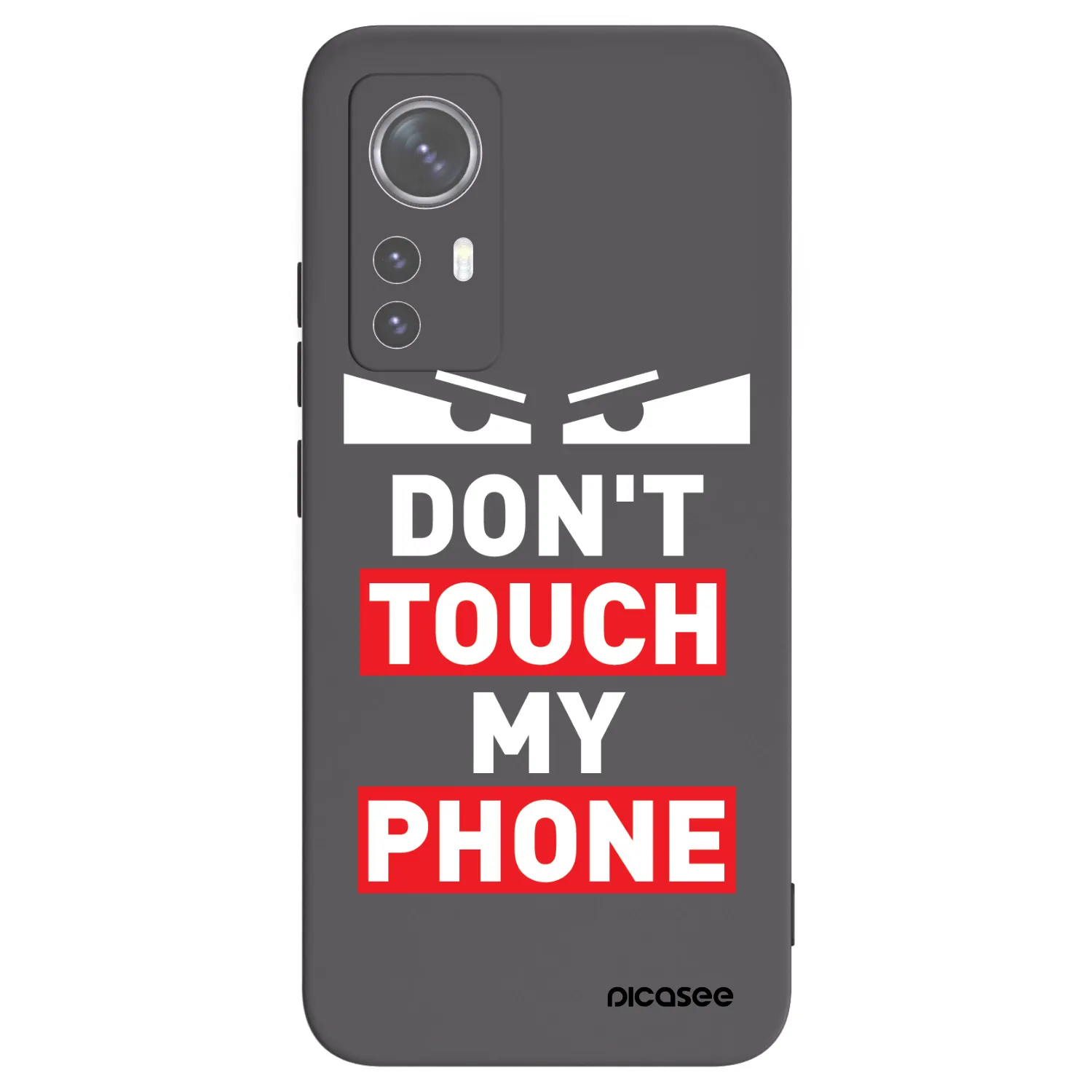Picasee silikonowe czarne etui na Xiaomi 12X - Shadow Eye - Transparent