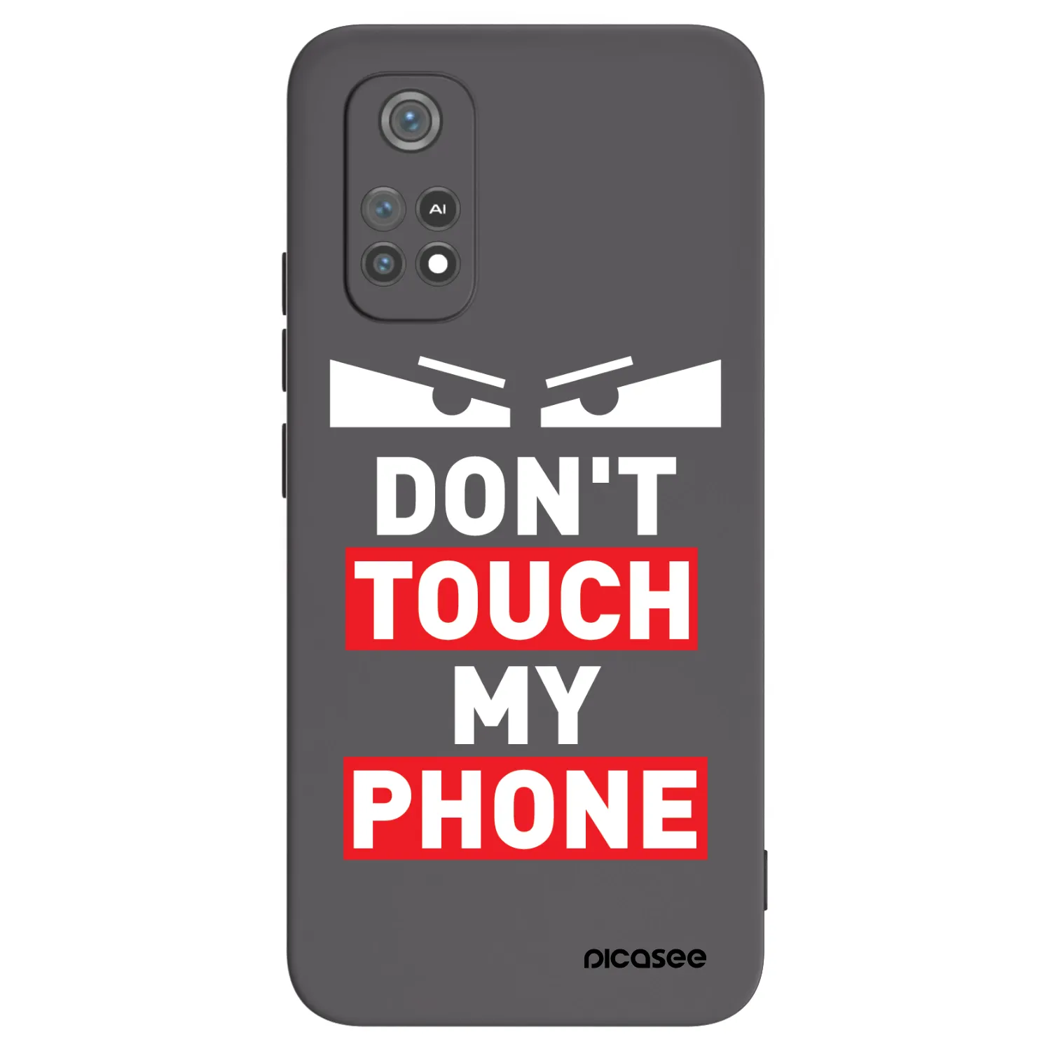Picasee silikonowe czarne etui na Xiaomi Poco M4 Pro - Shadow Eye - Transparent