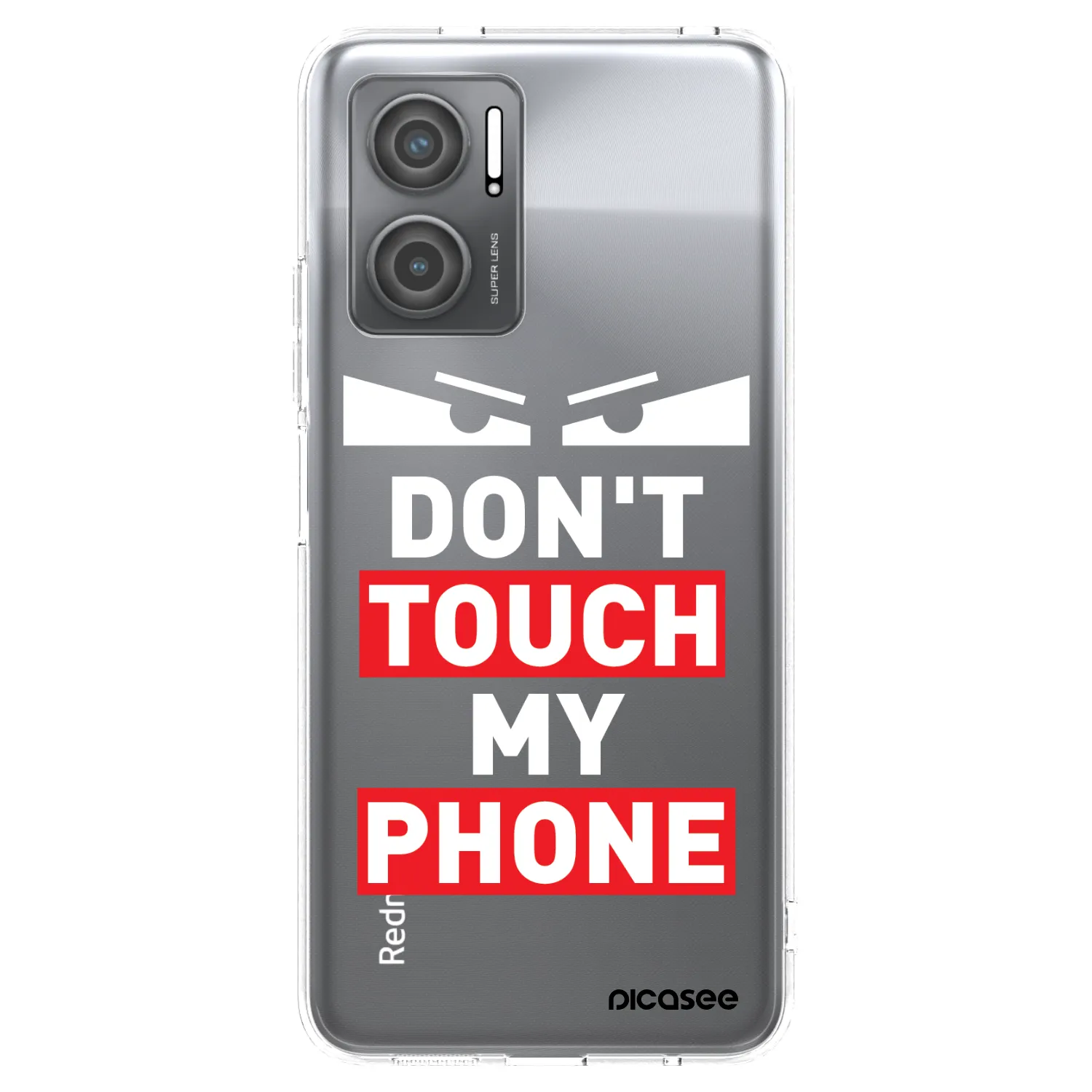 Picasee silikonowe przeźroczyste etui na Xiaomi Redmi 10 5G - Shadow Eye - Transparent