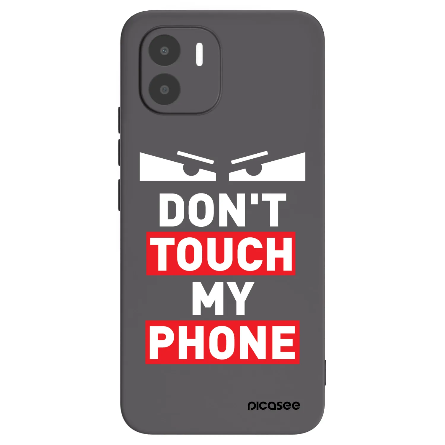 Picasee silikonowe czarne etui na Xiaomi Redmi A1 - Shadow Eye - Transparent