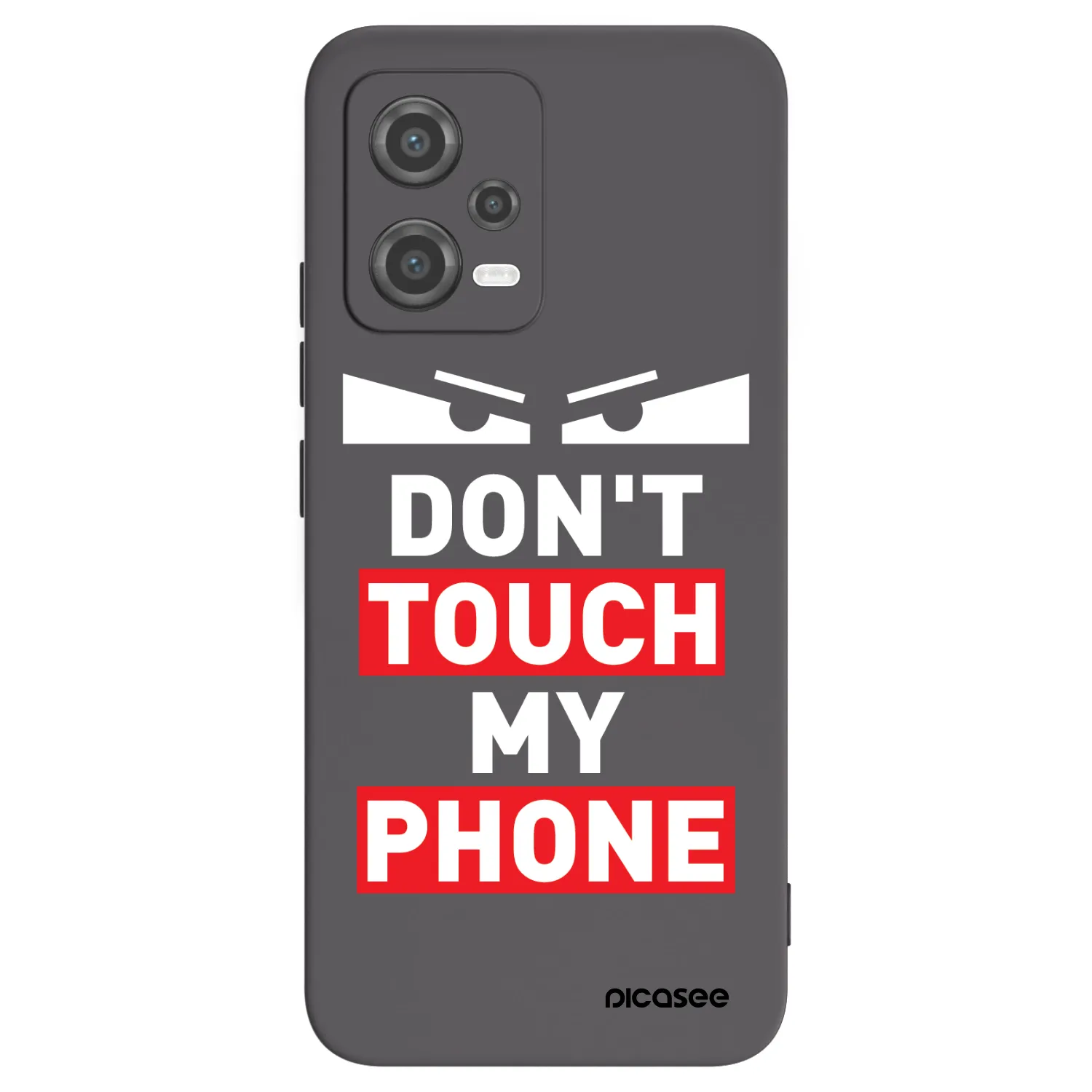 Picasee silikonowe czarne etui na Xiaomi Poco X5 - Shadow Eye - Transparent