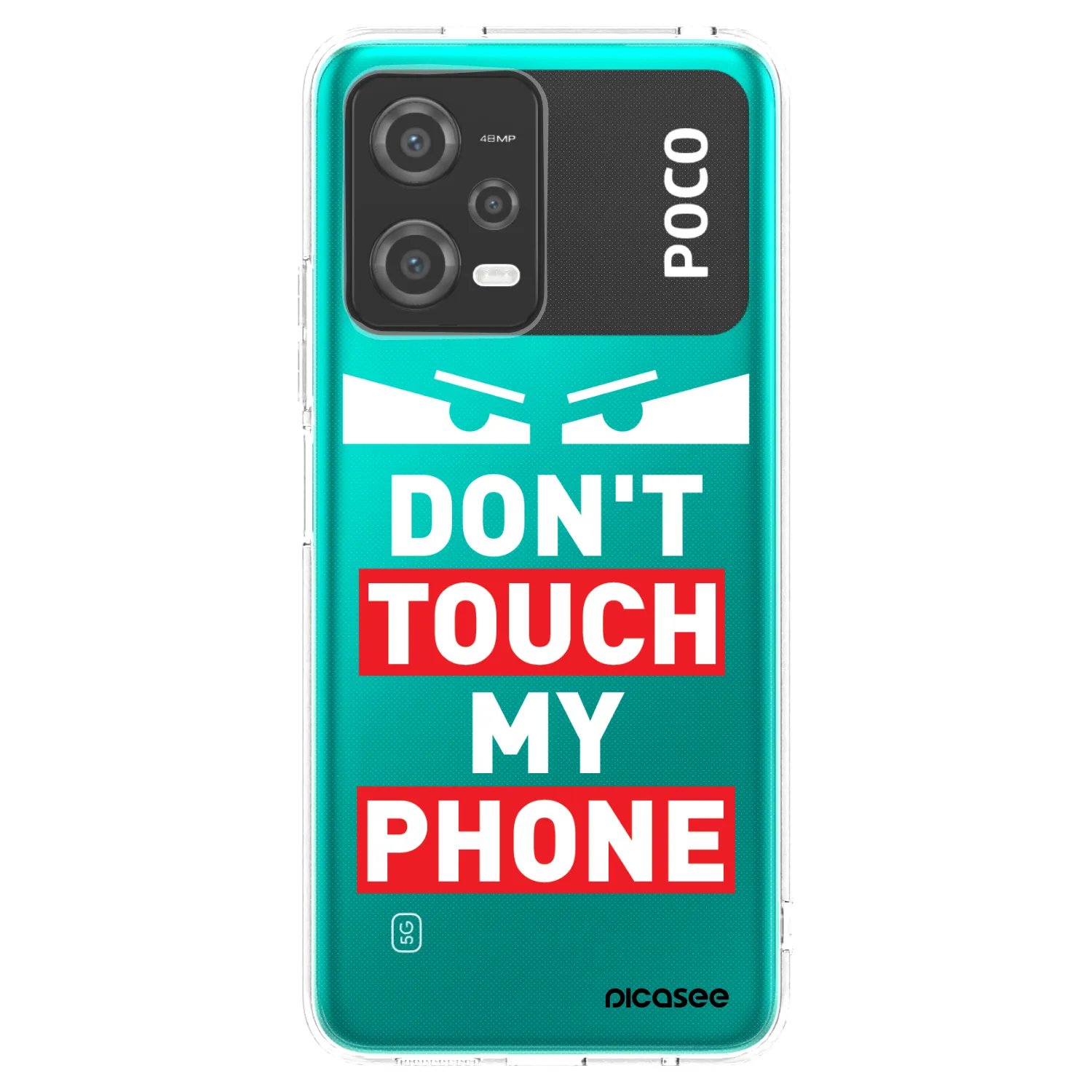 Picasee silikonowe przeźroczyste etui na Xiaomi Poco X5 - Shadow Eye - Transparent