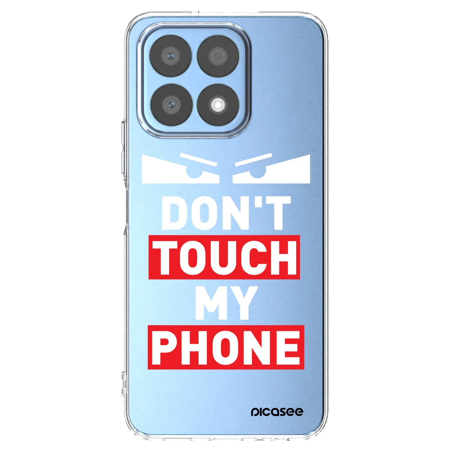 Picasee silikonowe przeźroczyste etui na Honor X8a - Shadow Eye - Transparent