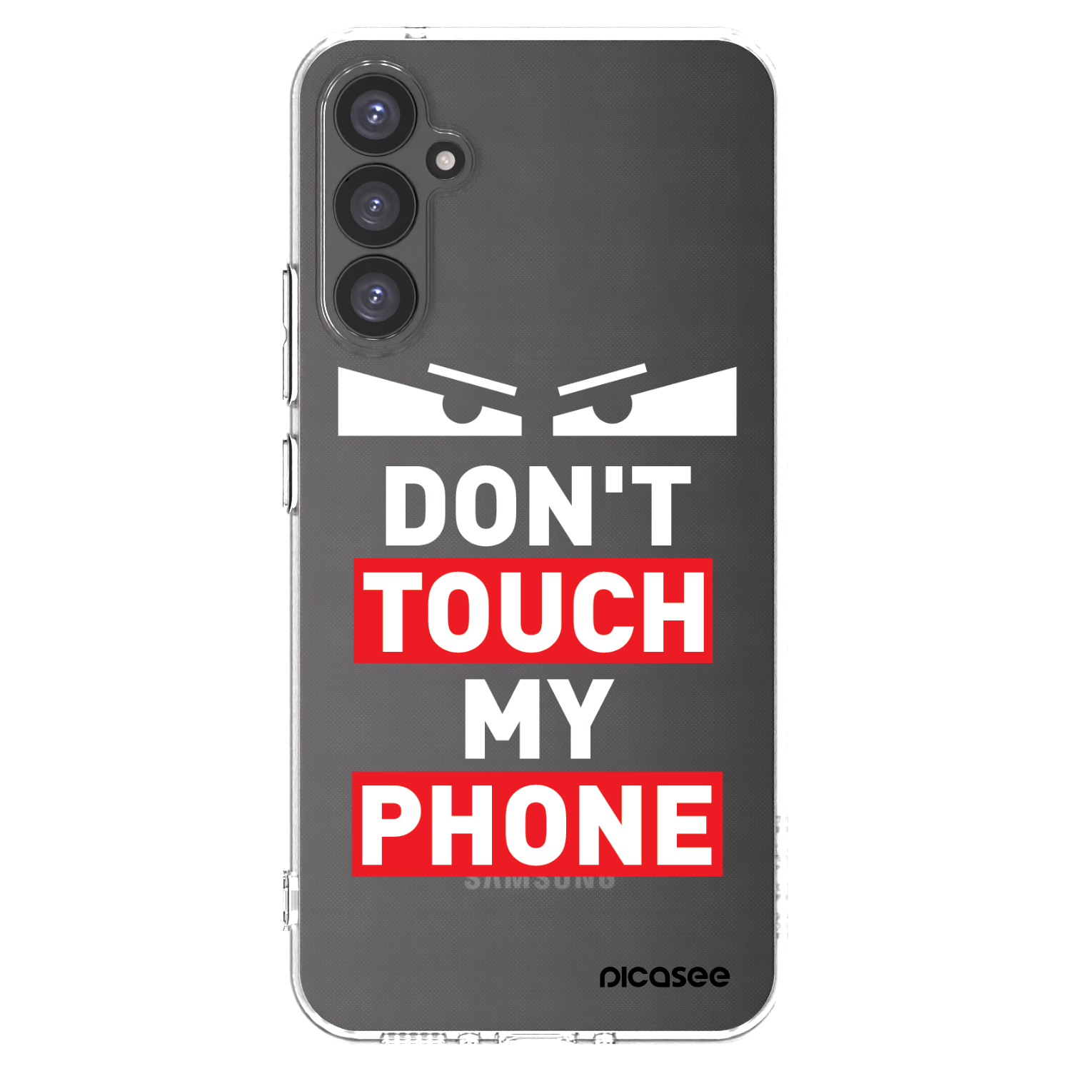 Picasee silikonowe przeźroczyste etui na Samsung Galaxy A34 5G A346B - Shadow Eye - Transparent