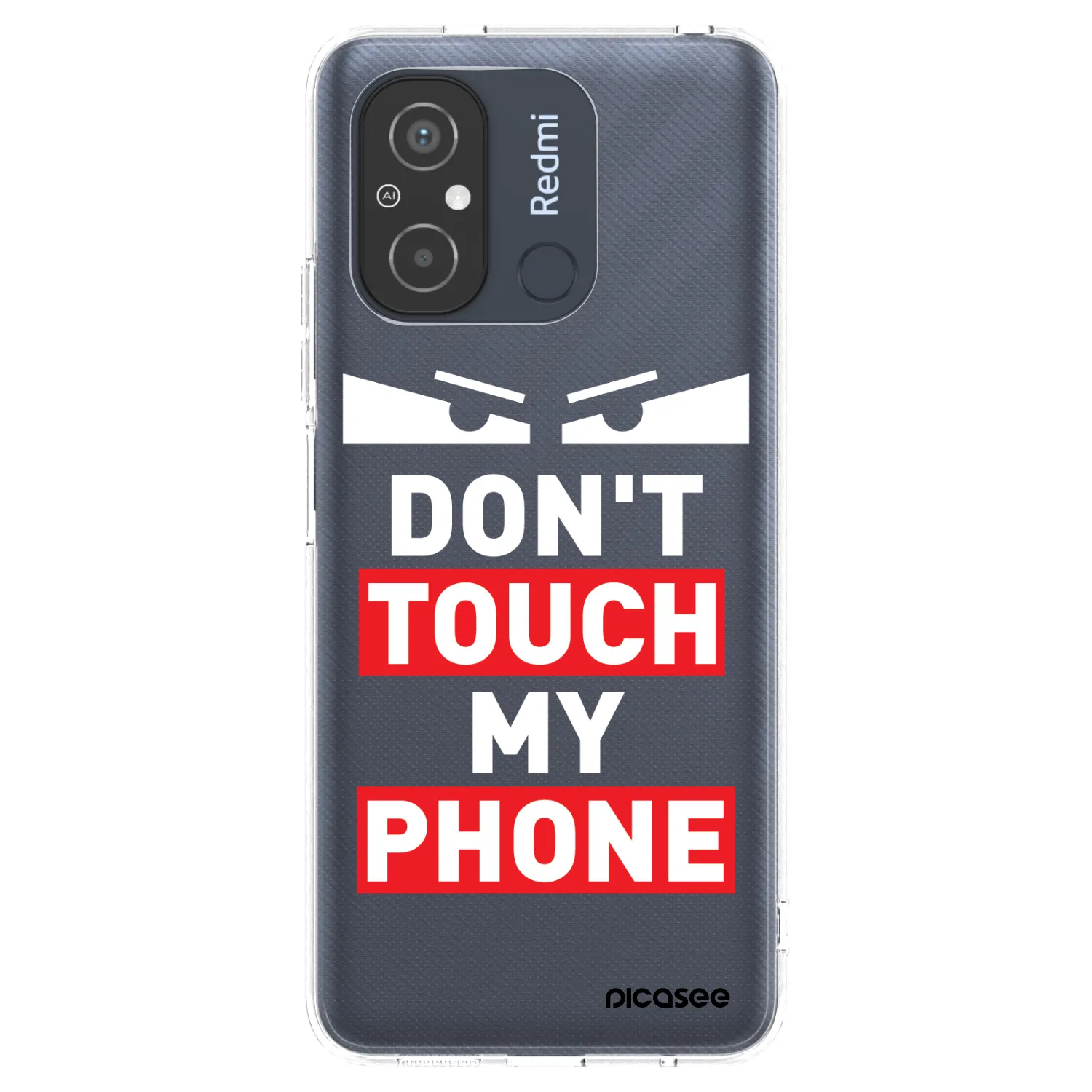 Picasee silikonowe przeźroczyste etui na Xiaomi Redmi 12C - Shadow Eye - Transparent