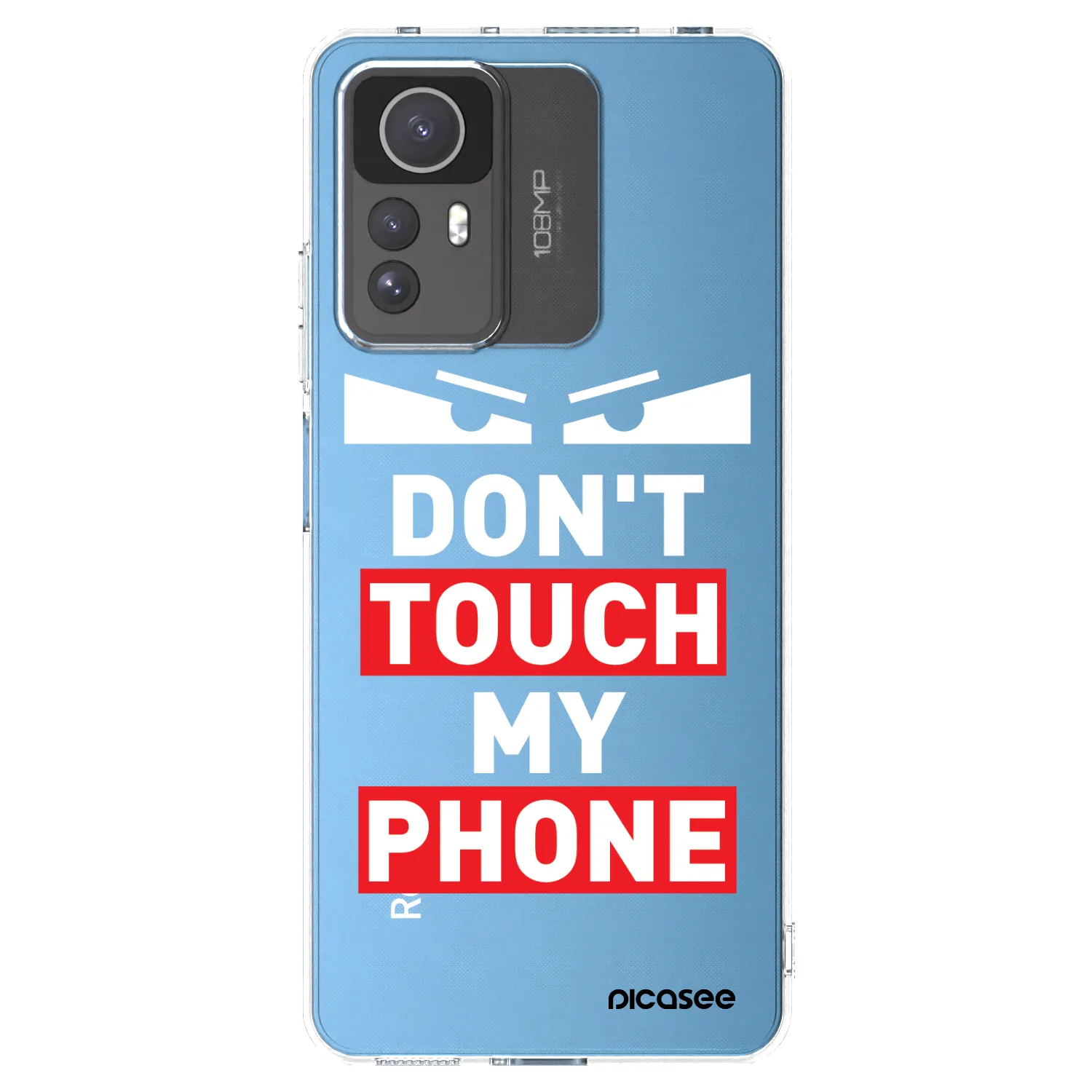 Picasee silikonowe przeźroczyste etui na Xiaomi Redmi Note 12S - Shadow Eye - Transparent
