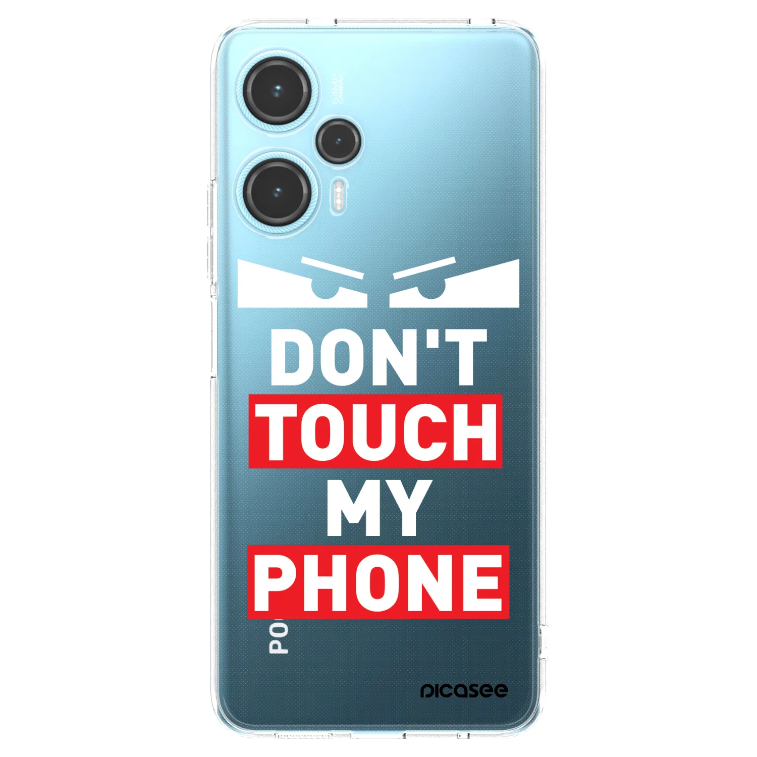 Picasee silikonowe przeźroczyste etui na Xiaomi Poco F5 - Shadow Eye - Transparent