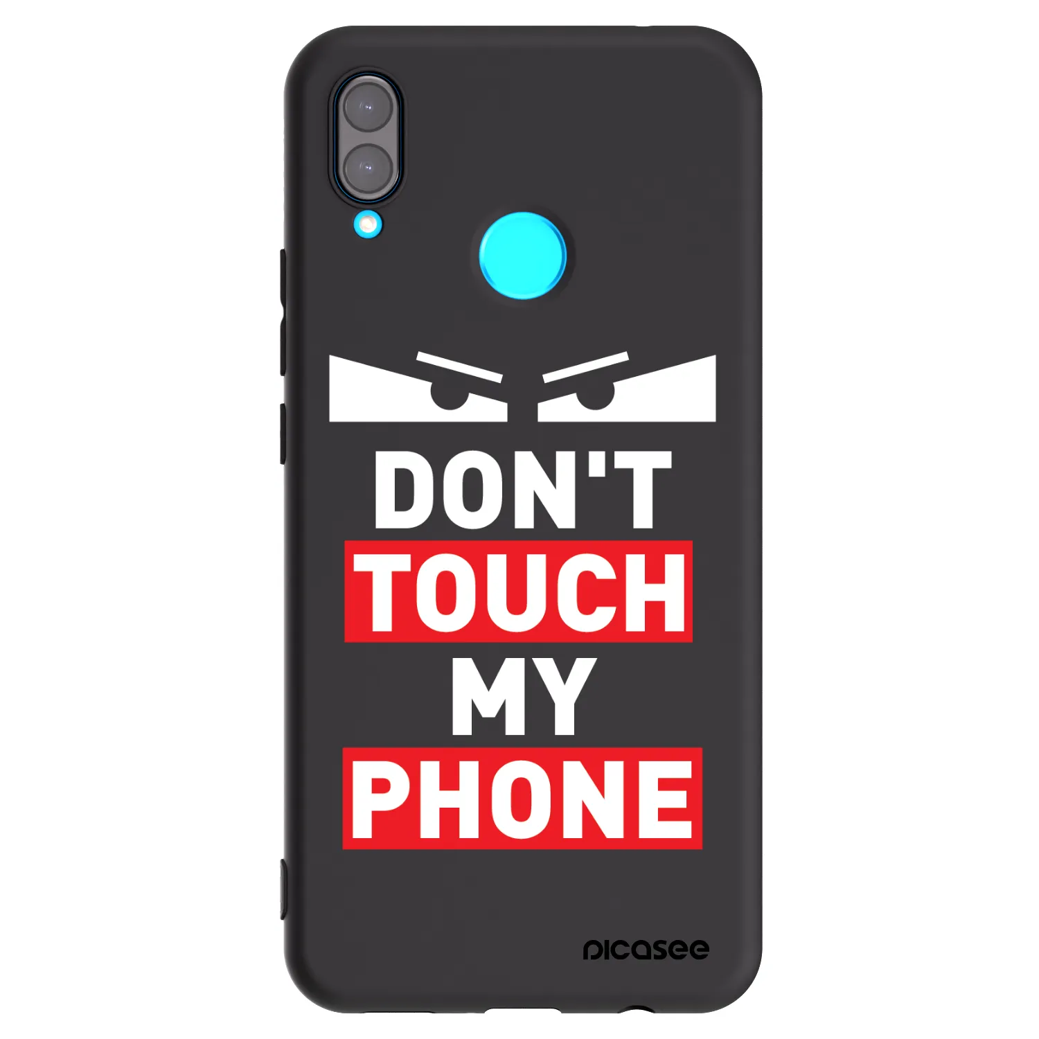 Picasee silikonowe czarne etui na Huawei Nova 3i - Shadow Eye - Transparent