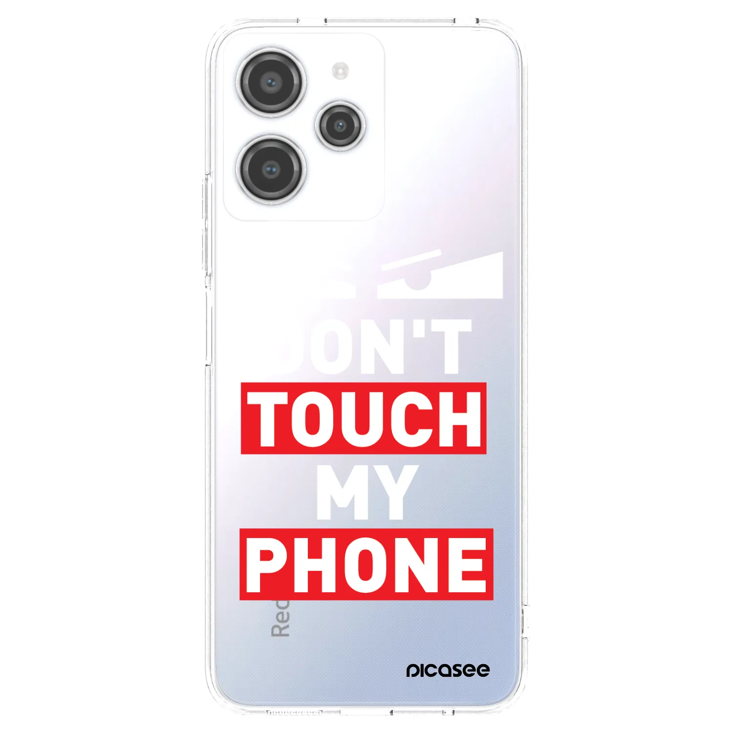 Picasee silikonowe przeźroczyste etui na Xiaomi Redmi 12 4G - Shadow Eye - Transparent