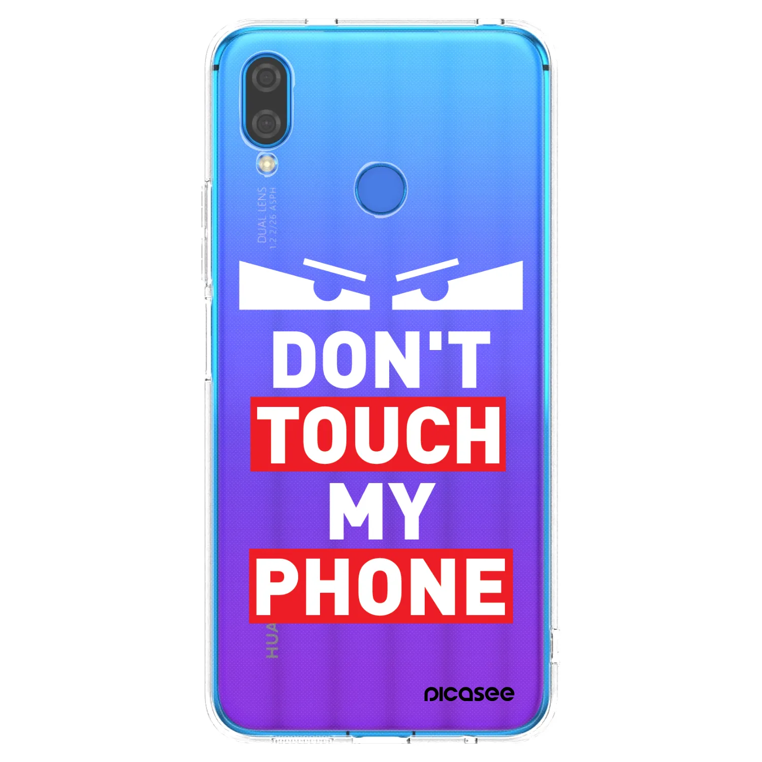 Picasee silikonowe przeźroczyste etui na Huawei Nova 3i - Shadow Eye - Transparent