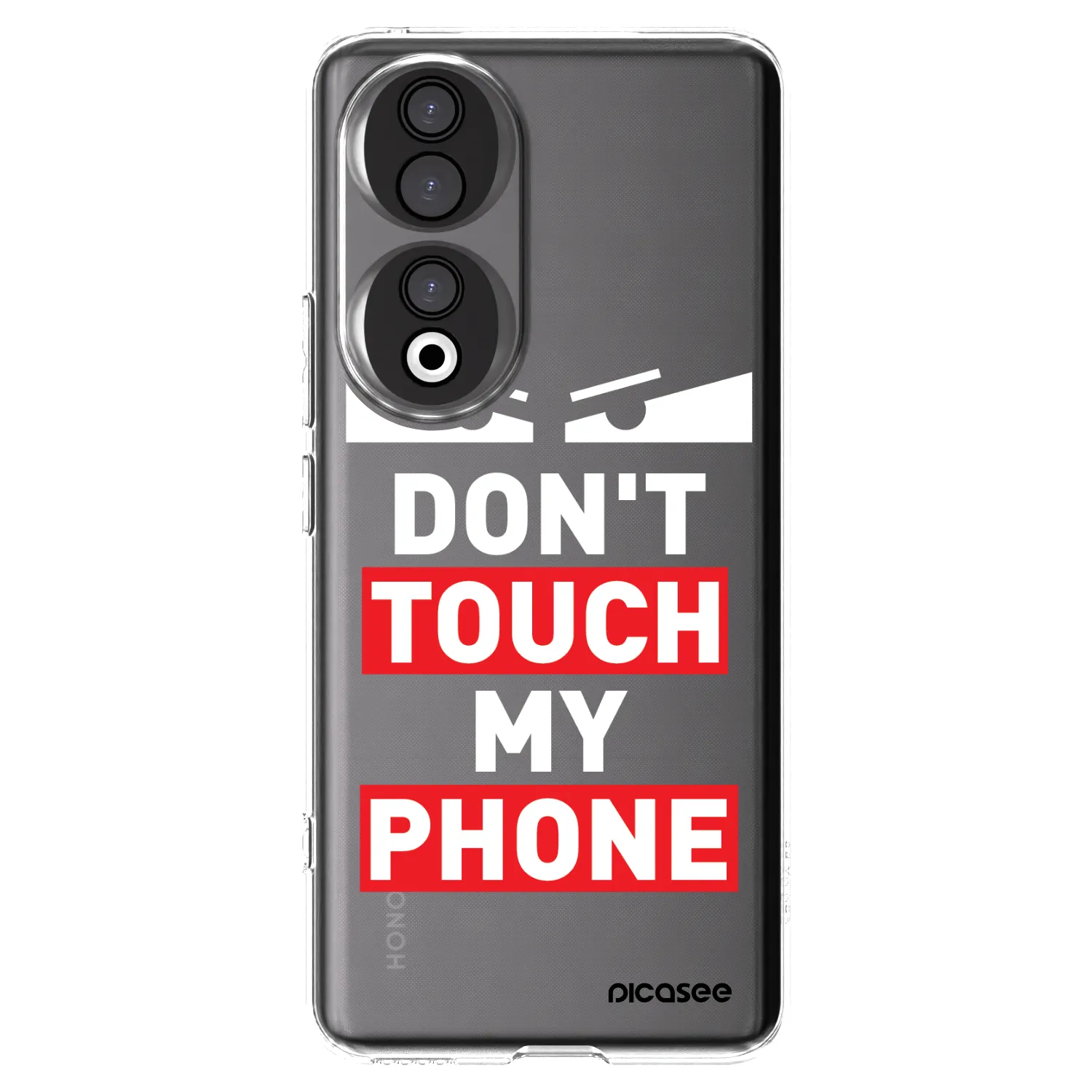 Picasee silikonowe przeźroczyste etui na Honor 90 5G - Shadow Eye - Transparent