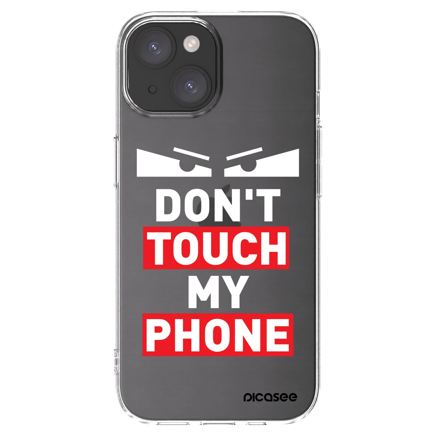 Picasee silikonowe przeźroczyste etui na Apple iPhone 15 - Shadow Eye - Transparent