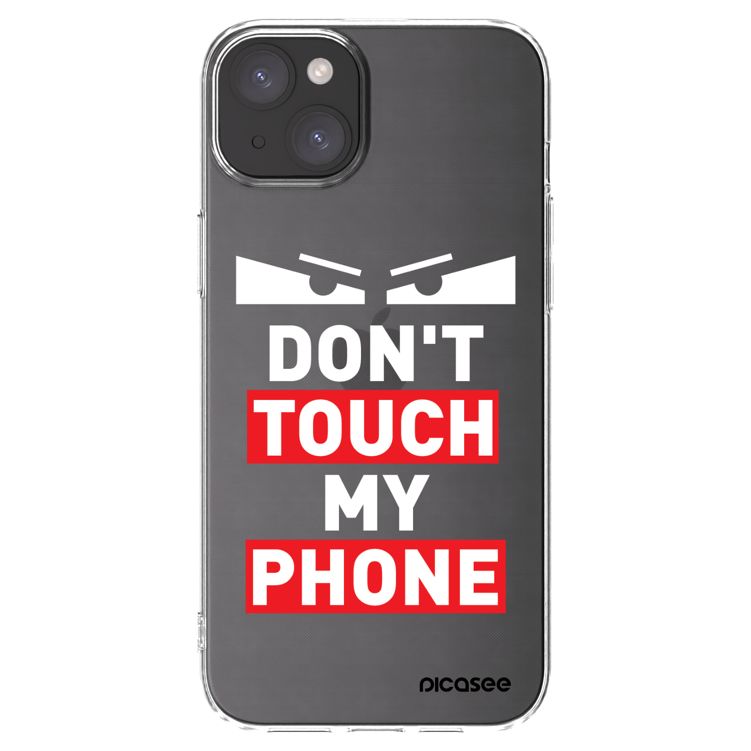 Picasee silikonowe przeźroczyste etui na Apple iPhone 15 Plus - Shadow Eye - Transparent