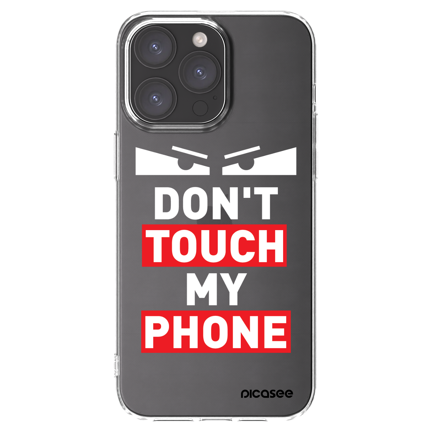 Picasee silikonowe przeźroczyste etui na Apple iPhone 15 Pro Max - Shadow Eye - Transparent