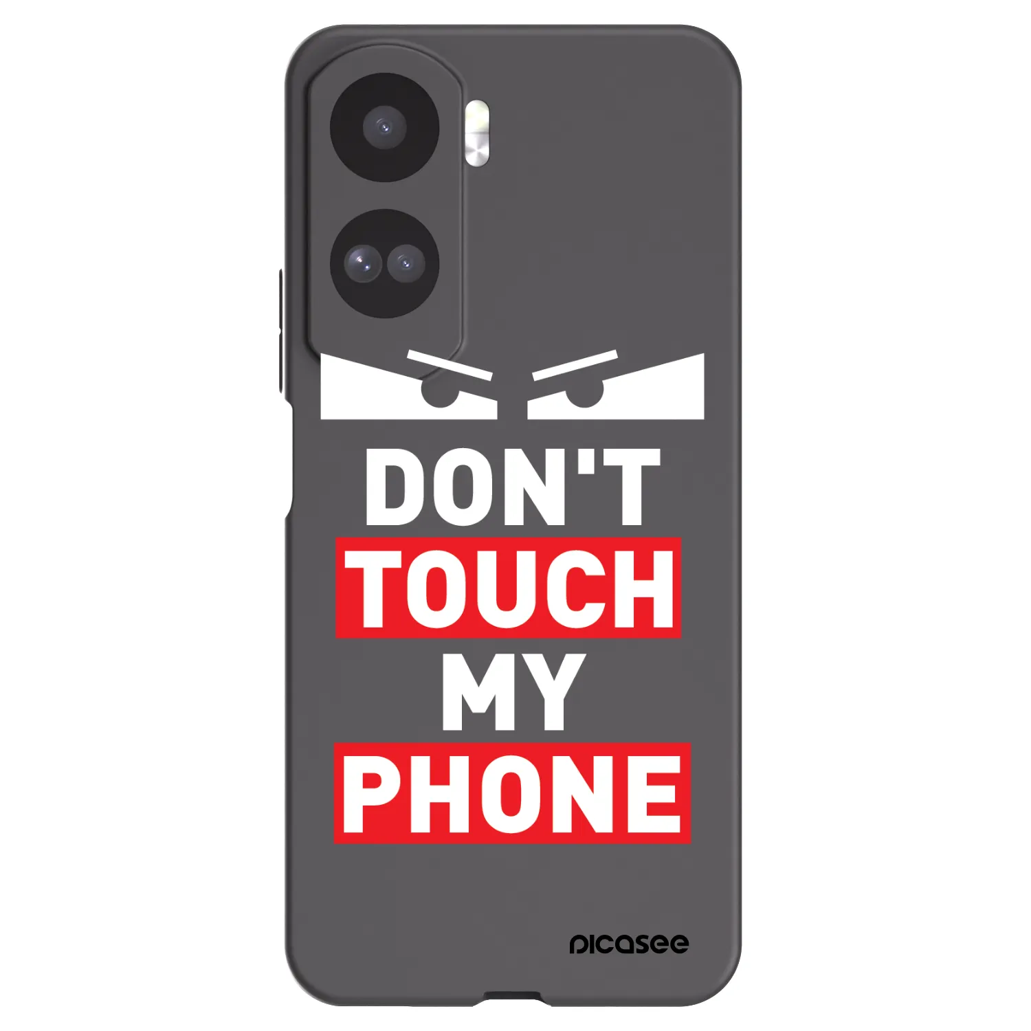 Picasee silikonowe czarne etui na Honor 90 Lite 5G - Shadow Eye - Transparent