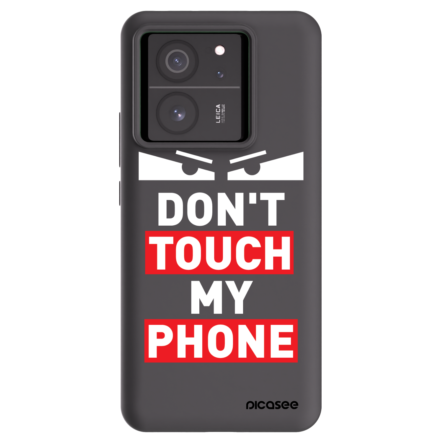 Picasee silikonowe czarne etui na Xiaomi 13T - Shadow Eye - Transparent