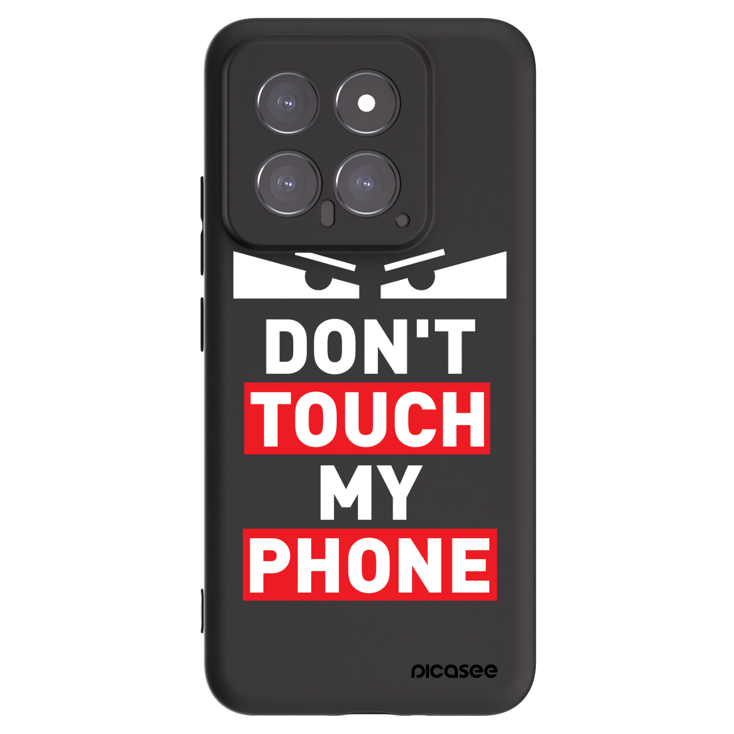 Picasee silikonowe czarne etui na Xiaomi 14 - Shadow Eye - Transparent