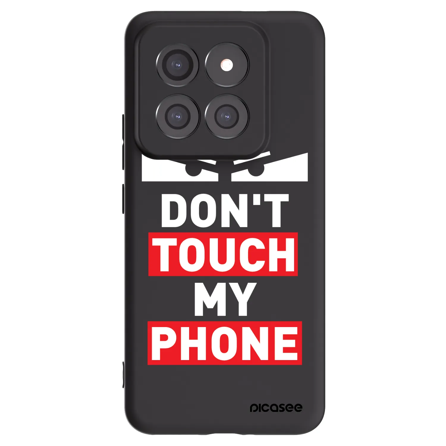 Picasee silikonowe czarne etui na Xiaomi 14 Pro - Shadow Eye - Transparent