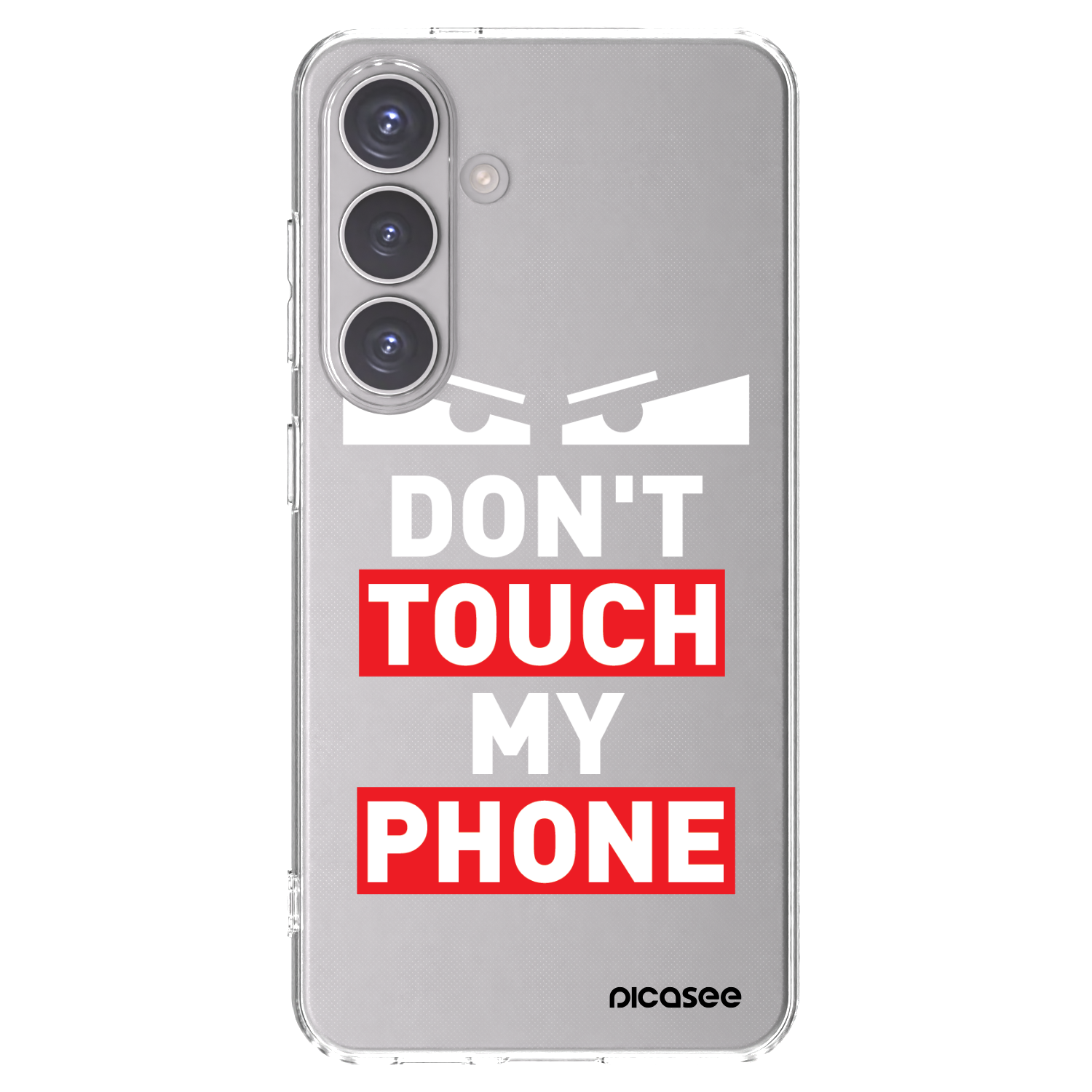 Picasee silikonowe przeźroczyste etui na Samsung Galaxy S24 S921B 5G - Shadow Eye - Transparent