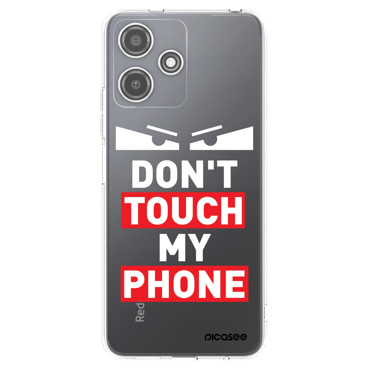 Picasee silikonowe przeźroczyste etui na Xiaomi Redmi 12 5G - Shadow Eye - Transparent