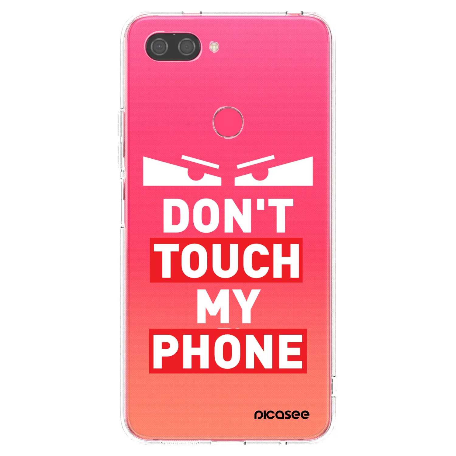 Picasee silikonowe przeźroczyste etui na Xiaomi Mi 8 Lite - Shadow Eye - Transparent