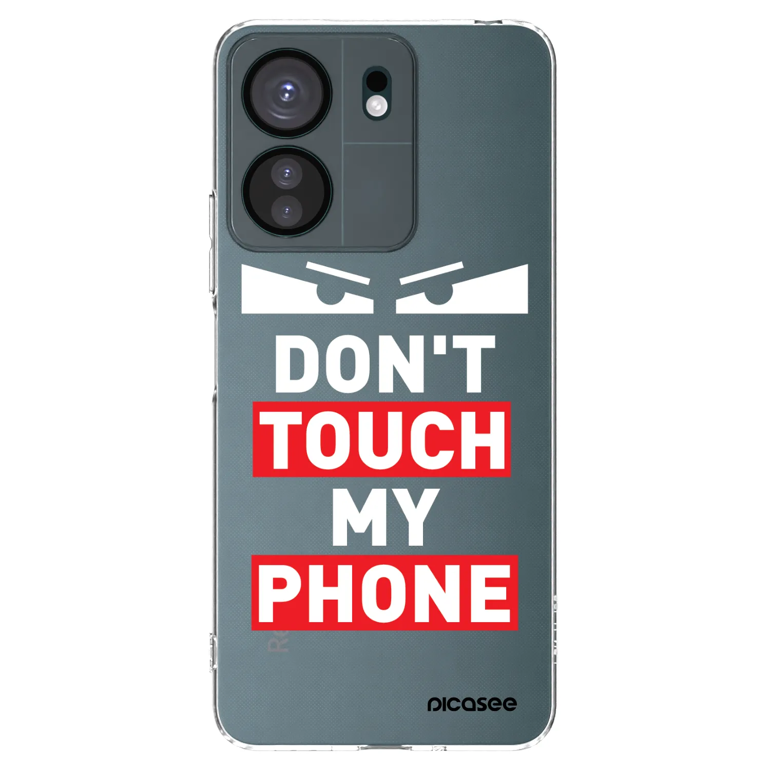 Picasee silikonowe przeźroczyste etui na Xiaomi Redmi 13C 4G - Shadow Eye - Transparent
